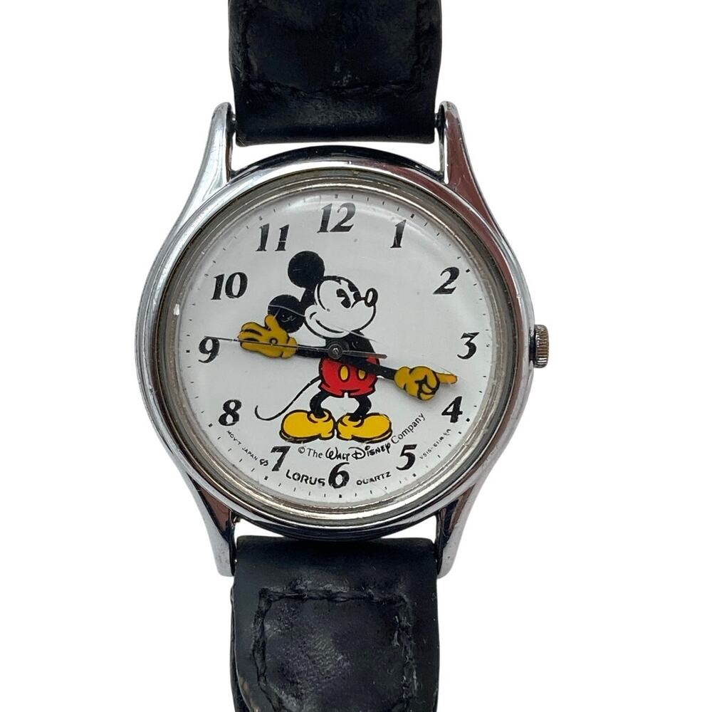 VTG Lorus Mickey Mouse Women's Watch 30mm - New Battery - WR Adjustable Band